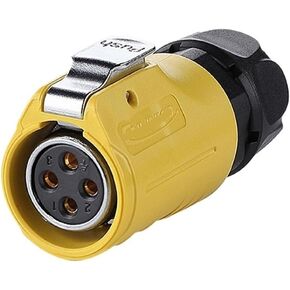 LP-20 female male waterproof aviation socket 4-pin yellow reverse IP68 connector UL(Flange reverse installation) in Saudi Arabia