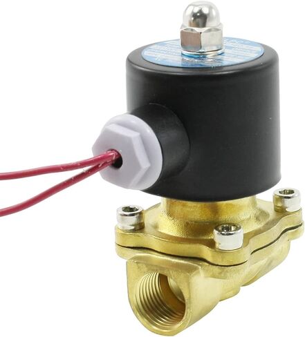 Brass Electric Solenoid Valve Pneumatic Valve for Water/Oil/Gas DN6 DN20 DN8 220V DC24V(220v Ac,DN15) in Saudi Arabia