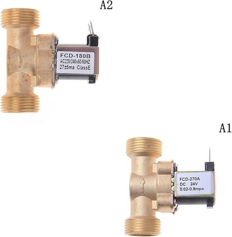 Valve Electric New Solenoid Valve Water Normally Closed Air Inlet 3/4inch Flow 12 VDC 220V 24V Gold Switch(AC 220V) in Saudi Arabia