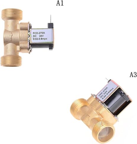 Valve Electric New Solenoid Valve Water Normally Closed Air Inlet 3/4inch Flow 12 VDC 220V 24V Gold Switch(AC 220V) in Saudi Arabia