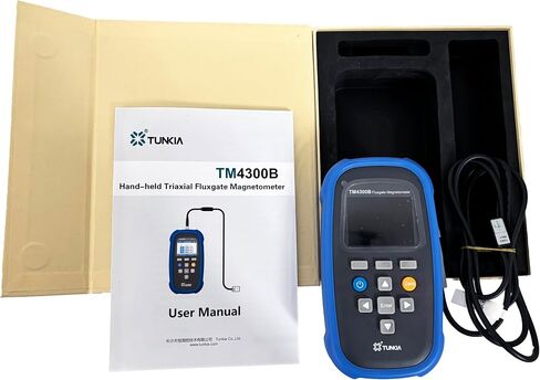 Tesla Gauss Meter Surface Three Fluxgate Fluxgate Tesla Gauss Meter Tester الضعيف المجال المغناطيسي مع المدى من 0 إلى 1000 ميكروت in Saudi Arabia