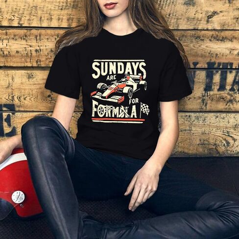 Racing Shirt Women Checkered Flag Racing Shirts Race Day Car Casual Unisex Short Sleeve Tee Tops in Saudi Arabia