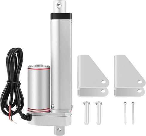 Linear Electric Actuator, 24V 4 Inch Stroke Linear Actuator 750N Max Straight Line Electric Linear Actuator for Automotive, Industrial, Machinery, Home, Robotics in Saudi Arabia