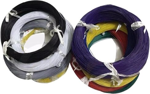 UL (PVC) السلك والكابل 590M سلك رفيع النحاس سلك فائق مرنة 7/0.12TS 32AWG PVC معزول L+E+D Superfine Cable Phone Motor (Red) in Saudi Arabia