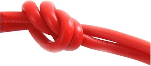 UL (PVC) Wire and Cable 18AWG Silicone Rubber Cable Tinned Copper Wire Soft Insulated Wire High Voltage High Temperature Line for Model Aircraft(Black) in Saudi Arabia