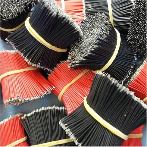 UL (PVC) Wire and Cable Power Cord Wire Cable 1000PCS UL1007 AWG24 Rubber Wire Cable Red Black Extension Cord 24AWG Heating Electric Cable(0.2m,Red) in Saudi Arabia
