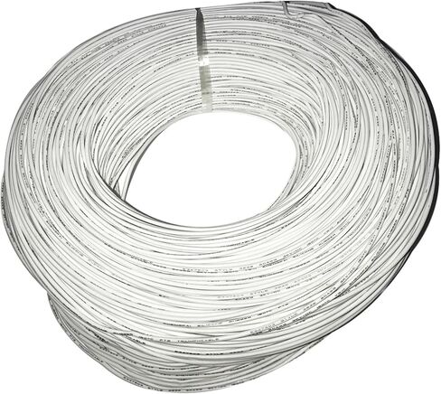 CAARLA UL (PVC) Wire and Cable 10M/Lot Silicone Electronic Wire 20AWG 200 Degrees 0.5 Square Blue Green Yellow Red Black High Temperature Soft Wire(White) in Saudi Arabia