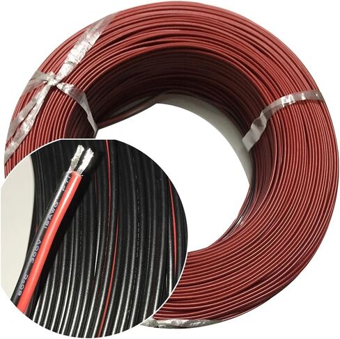 UL (PVC) Wire and Cable DIY Electronic Wire 2pin Tinned Copper Wire 28AWG Red Black Cable Moisture-Proof PVC Fire Retardant Parallel Lines(100 meers) in Saudi Arabia