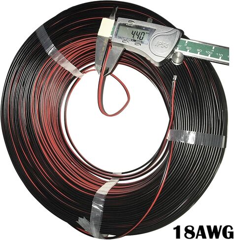 UL (PVC) Wire and Cable DIY Electronic Wire 2pin Tinned Copper Wire 28AWG Red Black Cable Moisture-Proof PVC Fire Retardant Parallel Lines(100 meers) in Saudi Arabia
