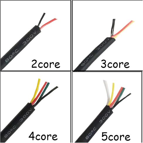CAARLA UL (PVC) Wire and Cable Multi-core Cable UL2464-16AWG/3C Tinned Wire Standard 3-core 4pin 1.5 Square Americans Standard Certified Sheathed Wire 2M/lot(16awg 4core OD 7.2MM) in Saudi Arabia
