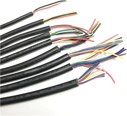 UL (PVC) Wire and Cable Electrical Wire Cables 26 AWG 5 core Wire PVC Multi-core Mouse Wire Signal Control Cable U+S+B Data Cable 200M/roll in Saudi Arabia