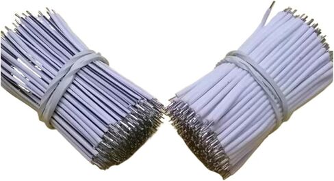 UL (PVC) مصباح الأسلاك والكابلات مع راتنجات سلكية تكميلية Mi Ni Word SMD Cable مزدوجة مع القصدير للإعلان عن كلمة مضيئة (رمادي أبيض ، 1000 قطعة 8 سم) in Saudi Arabia