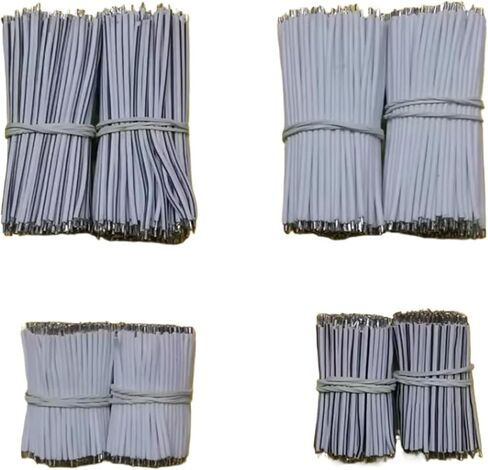 UL (PVC) مصباح الأسلاك والكابلات مع راتنجات سلكية تكميلية Mi Ni Word SMD Cable مزدوجة مع القصدير للإعلان عن كلمة مضيئة (رمادي أبيض ، 1000 قطعة 8 سم) in Saudi Arabia
