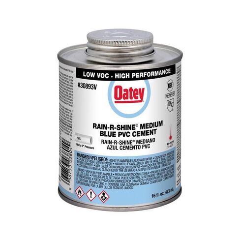 Oatey Rain-R-Shine Blue Cement for PVC 16 oz in Saudi Arabia