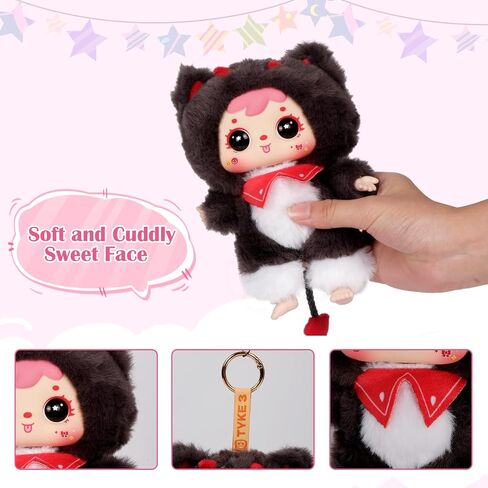 Kawaii Plush Blind Box, Cute Blind Box Figures, Random Design Action Figures Collectible Toys Home Decorations, Single Box in Saudi Arabia