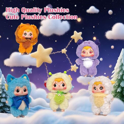 Kawaii Plush Blind Box, Cute Blind Box Figures, Random Design Action Figures Collectible Toys Home Decorations, Single Box in Saudi Arabia