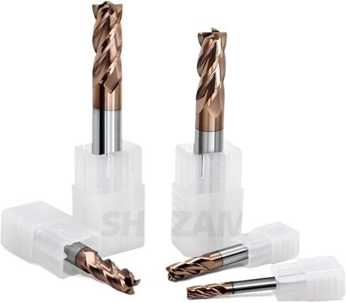 القطع سبيكة طلاء Tungsten الصلب أداة CNC Maching HRC65 ركن الركن العليا القطع طقم الجهاز endmil (6R0.5x50L) in Saudi Arabia