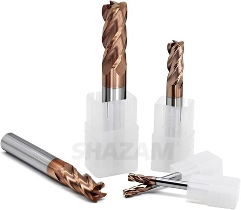 القطع سبيكة طلاء Tungsten الصلب أداة CNC Maching HRC65 ركن الركن العليا القطع طقم الجهاز endmil (6R0.5x50L) in Saudi Arabia