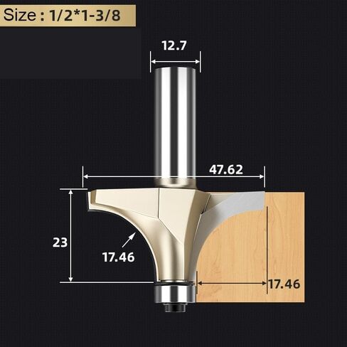 1/4 1/2 زاوية زاوية شانك على جهاز التوجيه بتة مع الأداة للأداة الخشبية Tungsten Carbide Milling Cutter CNC End Mill Cutters (Y00328) in Kuwait