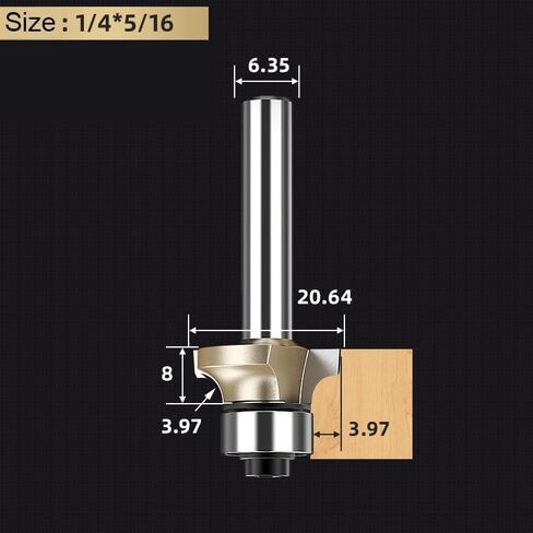 1/4 1/2 زاوية زاوية شانك على جهاز التوجيه بتة مع الأداة للأداة الخشبية Tungsten Carbide Milling Cutter CNC End Mill Cutters (Y00328) in Kuwait