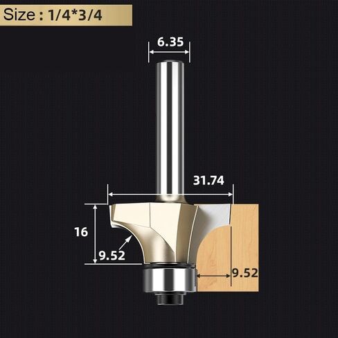 1/4 1/2 زاوية زاوية شانك على جهاز التوجيه بتة مع الأداة للأداة الخشبية Tungsten Carbide Milling Cutter CNC End Mill Cutters (Y00328) in Kuwait