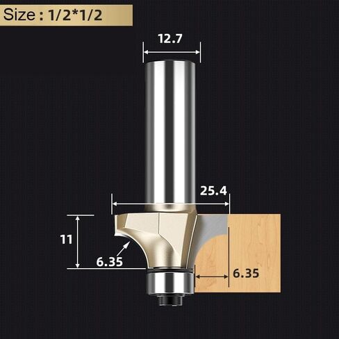 1/4 1/2 زاوية زاوية شانك على جهاز التوجيه بتة مع الأداة للأداة الخشبية Tungsten Carbide Milling Cutter CNC End Mill Cutters (Y00328) in Kuwait