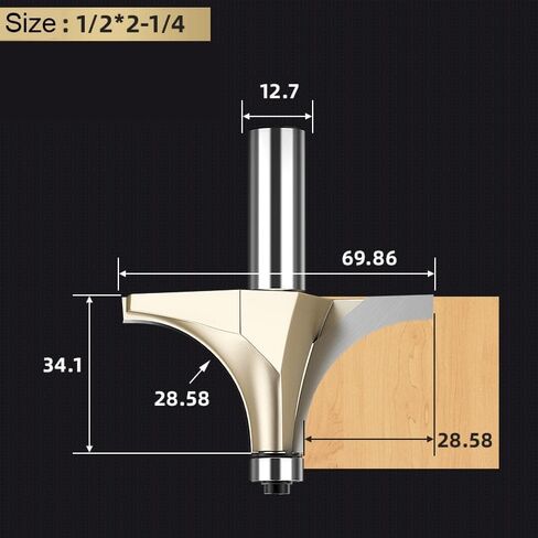 1/4 1/2 زاوية زاوية شانك على جهاز التوجيه بتة مع الأداة للأداة الخشبية Tungsten Carbide Milling Cutter CNC End Mill Cutters (Y00328) in Kuwait
