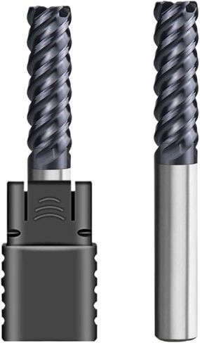 HRC80 Tungsten Steel Carbide Unequal Spiral 4-Flute End Mill High Hardness cuttering CNC Machining Endmill Tools(-Corner Rounding-) in Saudi Arabia