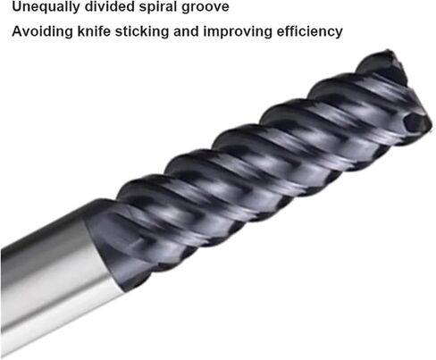 HRC80 Tungsten Steel Carbide Unequal Spiral 4-Flute End Mill High Hardness cuttering CNC Machining Endmill Tools(-Corner Rounding-) in Saudi Arabia
