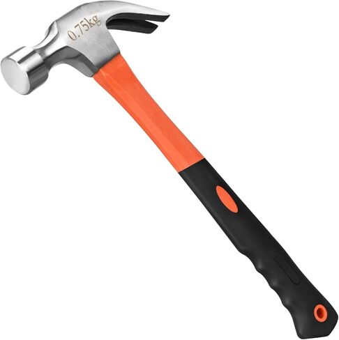 8/16/24oz Straight Rip Fiberglass General Purpose Claw Hammer, with Smooth Face & Non-slip Grip(8oz Claw Hammer) in Saudi Arabia
