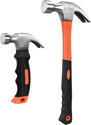8/16/24oz Straight Rip Fiberglass General Purpose Claw Hammer, with Smooth Face & Non-slip Grip(8oz Claw Hammer) in Saudi Arabia