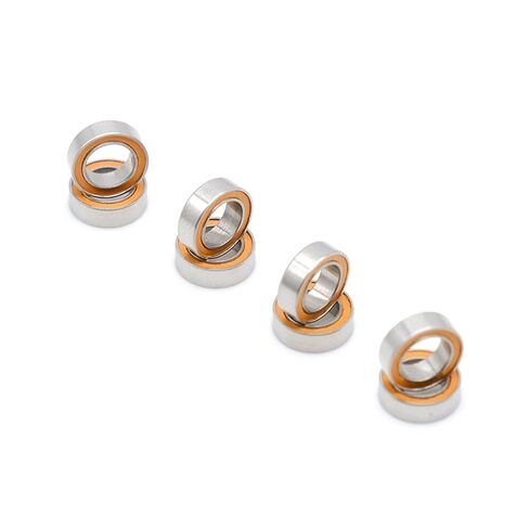 SMR85RS CB 5x8x2.5 مم من الفولاذ المقاوم للصدأ الكرة الهجينة المحمل يجلب MR84 SMR84 RS 2RS 5PCS in Kuwait