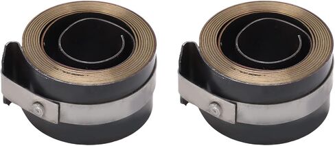 Drill Press Return Spring High Performance Durable Quill Coil Replacement Spring Steel Feed Return Spring for Bench Drills Horizontal and Vertical Type 2Pcs in Saudi Arabia