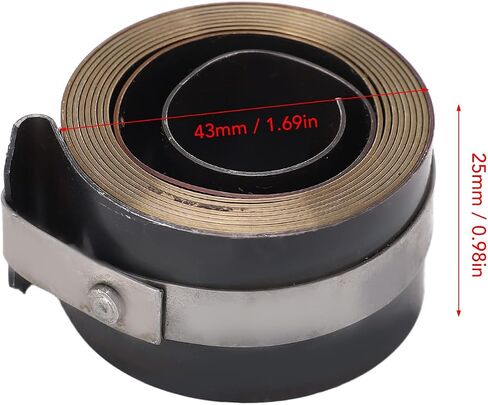 Drill Press Return Spring High Performance Durable Quill Coil Replacement Spring Steel Feed Return Spring for Bench Drills Horizontal and Vertical Type 2Pcs in Saudi Arabia