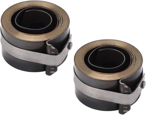 Drill Press Return Spring High Performance Durable Quill Coil Replacement Spring Steel Feed Return Spring for Bench Drills Horizontal and Vertical Type 2Pcs in Saudi Arabia