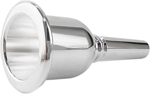 DYNWAVE Tuba Mouthpiece Replacement Player Sturdy Performance Brass Professional Gift for Music Lovers Silver Plate Brass Mouthpiece in Saudi Arabia