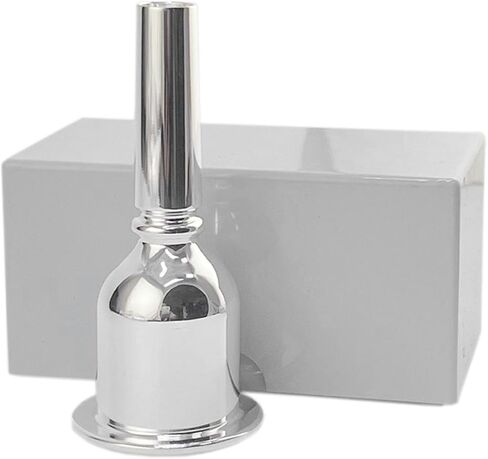 DYNWAVE Tuba Mouthpiece Replacement Player Sturdy Performance Brass Professional Gift for Music Lovers Silver Plate Brass Mouthpiece in Saudi Arabia