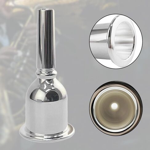 DYNWAVE Tuba Mouthpiece Replacement Player Sturdy Performance Brass Professional Gift for Music Lovers Silver Plate Brass Mouthpiece in Saudi Arabia