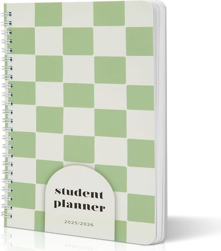 Aesthetic 2025-2026 Student Planner To Stay Organized - A Beautiful 8.5" x 5.5" Planner for Middle and High School Students with Weekly & Monthly Spreads For The 25-26 Academic Year in Saudi Arabia