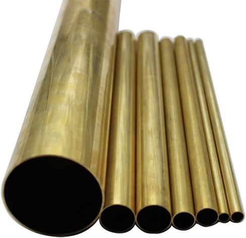 5pcs Brass Tube metal tubing 0.8mm 1mm 1.2mm 1.3mm 1.5mm 1.6mm 1.7mm 1.8mm 1.9mm 2mm 2.5mm 250mm(2x0.5x250mm) in Kuwait