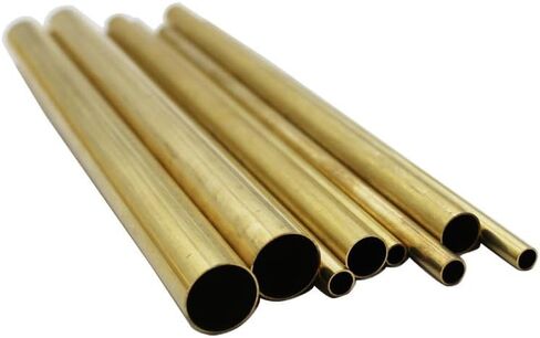 5pcs Brass Tube metal tubing 0.8mm 1mm 1.2mm 1.3mm 1.5mm 1.6mm 1.7mm 1.8mm 1.9mm 2mm 2.5mm 250mm(2x0.5x250mm) in Kuwait