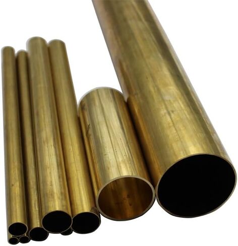 5pcs Brass Tube metal tubing 0.8mm 1mm 1.2mm 1.3mm 1.5mm 1.6mm 1.7mm 1.8mm 1.9mm 2mm 2.5mm 250mm(2x0.5x250mm) in Kuwait