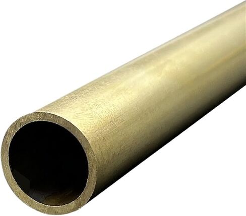 Length 500mm Brass Tube DIY Round Diameter 2mm 3mm 4mm 16mm 20mm Brass tube cutting(10mm x9mm) in Kuwait