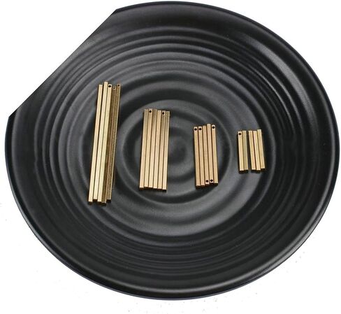 50pcs Brass Cuboid Tube for 20mm 30mm 40mm 60mm Metal Material Component(40mm) in Kuwait