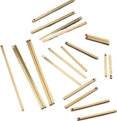 50pcs Brass Cuboid Tube for 20mm 30mm 40mm 60mm Metal Material Component(40mm) in Kuwait