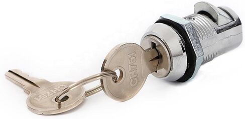 JK522 زنك سبيكة أجهزة الصراف الآلي مفتاح أسطوانة الأنبوبي قفل 1pcs in Kuwait