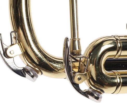 Alomejor Bb Trumpet, Professional Black Brass Instrument with Polished Mouthpiece Valves Standard Beginner Trumpet Set for School Band and Jazz Performance in Saudi Arabia