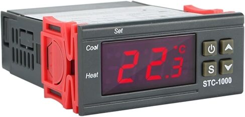 STC-1000/3028 12/24/220V Digital Temperature Controller for Incubator Relay LED Heating Cooling Thermoregulator Thermostat(STC-1000 12V) in Saudi Arabia