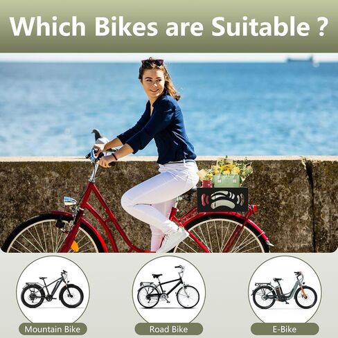Bike Basket Rear - Large Bike Baskets for Maximum Load 130LB, Structurally Sound Easy to Install Iron Panel with Waterproof Liner and Cargo Net - Durable&Flex-Resistant Ebike Rear Basket in Saudi Arabia