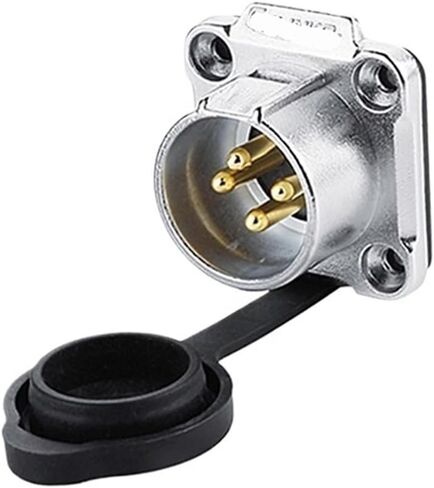 LP20 Industrial Aviation 4-pin Connector LED Power Cable Power Signal Pin(Flange reverse installation) in Kuwait